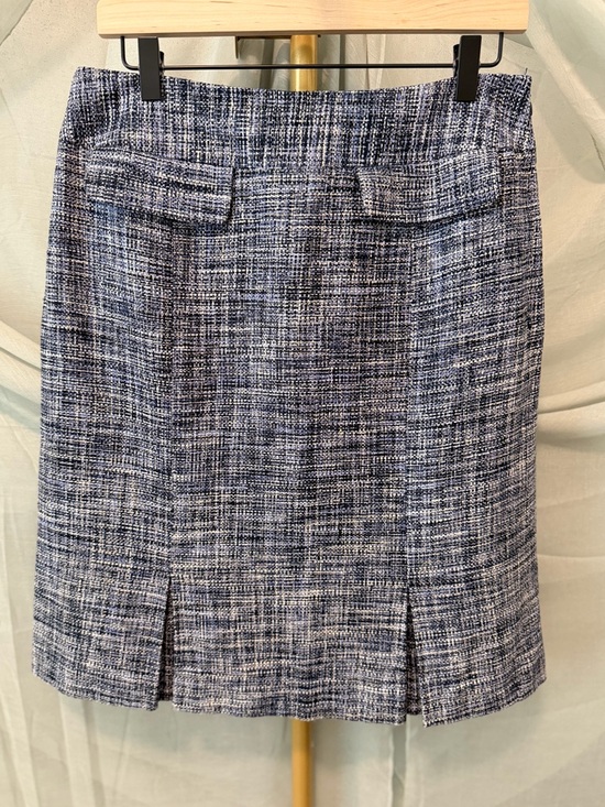 Liz Claiborne Dresses & Skirts - Liz Claiborne A-Line Tweed Skirt - Blue and White